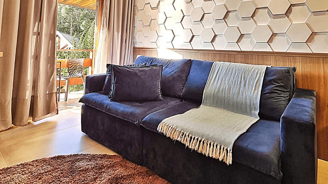 Apartament Duplex Luxo Com Piscina Aquecida, Lareira E Wifi Campos do Jordão Zewnętrze zdjęcie